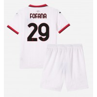 AC Milan Youssouf Fofana #29 Gostujuci Dres za djecu 2024-25 Kratak Rukav (+ Kratke hlače)